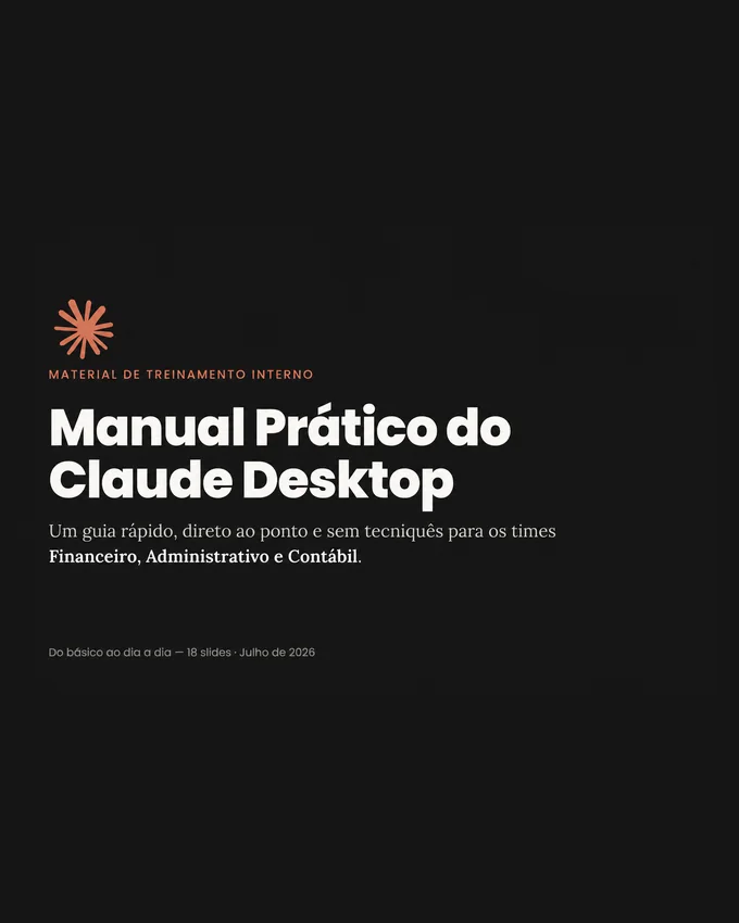 Capa de um manual prático criado sob medida para a rotina de um aluno